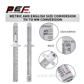 2 Pieces 6 Inch 15 cm Pocket Ruler